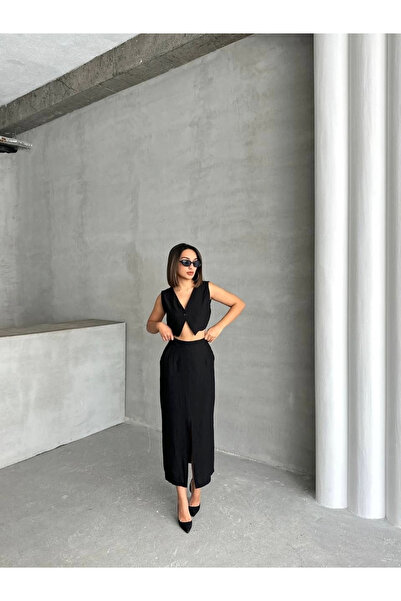 TB Terzi Bey Strawberry Suit Skirt Vest