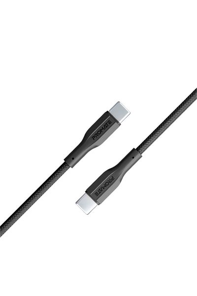 Promate USB-C™ to USB-C™ Cable, 60W Fast Power Delivery with 480Mbps Data Sync
