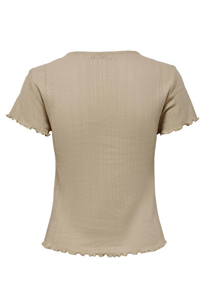 ONLY Μπλουζάκι Onlcarlotta 100% βαμβακερό με στρογγυλή λαιμόκοψη 15256154