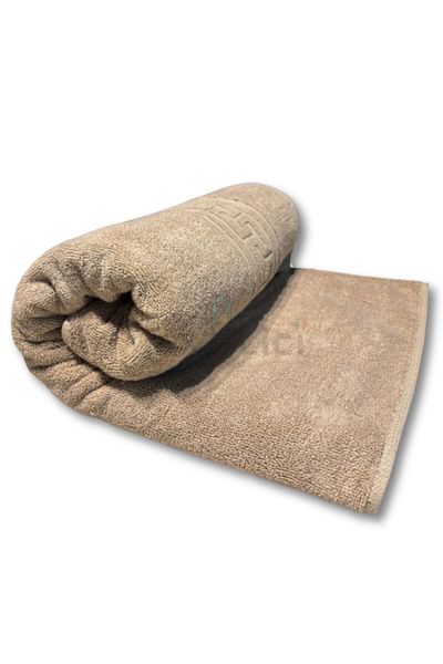 TextiLici Beige Towel, TextiLici, 100% Cotton, 70x140 cm, for Bathroom – Quick Absorption, Premium Quality,