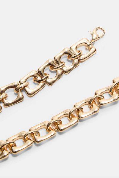 Stradivarius Square chain link chain