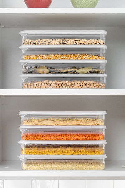 BRAMBLE LIFE 2.3 Lt Rectangular Food Pulses Storage Container Set