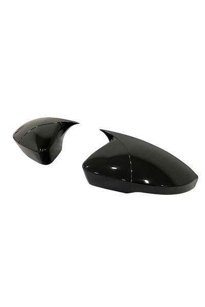 DELUXETUNING Capace oglinda compatibile cu SKODA OCTAVIA II FL 2008-2012 Negru lucios Batman Style
