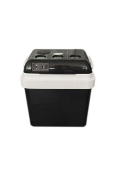 Universal Geantă frigorifică electrică multifuncțională cu funcție de încălzire pentru rulotă auto, 24 L, 12 V/220 V