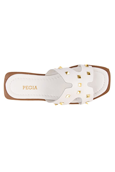 Pegia Genuine Leather Women's Slippers Dg6057