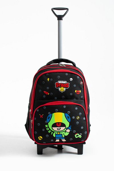 BRAWL STARS Neon Character Primary School Backpack with Lunch Bag and Squeegee