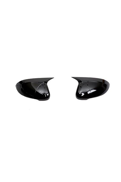 DELUXETUNING Capace oglinda compatibile cu VW Passat B8 2015-> Negru lucios Batman Style