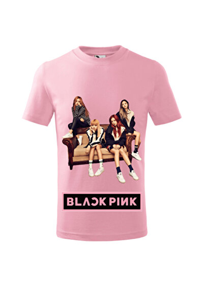 ROLY Tricou unisex, Black Pink 100% bumbac