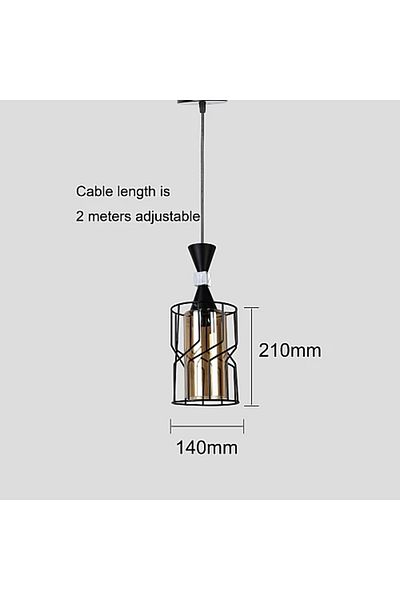 Hummer Modern Black Pendant Lamp E27*1