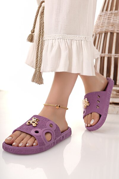 Modafırsat Γυναικείες παντόφλες Αντιολισθητικές Αδιάβροχες Κομψές Καλοκαιρινές Παντόφλες για το σπίτι έξω από την παραλία