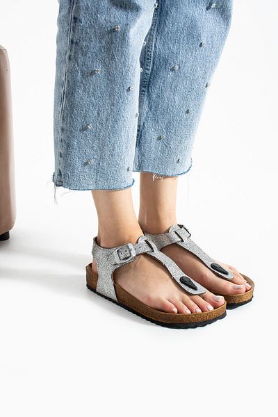 COMFORT OF PANTOFOLE SILVER SANDALET
