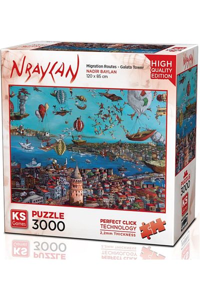STOREMAX Games 3000 Piece Galata Tower Puzzle Star Buy Bz 1087243