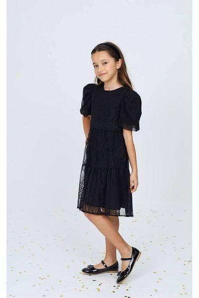 HÇ Hülya Çelik KİDSWEAR 2018 Girl's Tulle Embroidery Patterned Summer Dress