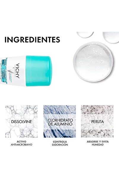 VISHAY 48-Hour Roll-On Deodorant 50ml, Unscented, Unisex