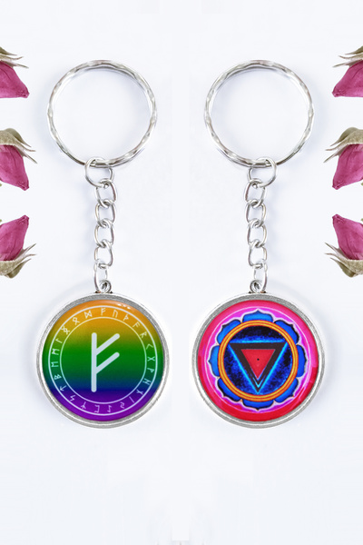 Sihirli Titreşimler Fehu ve 24 Rune ve Kali Aşk Yantra Para, Zenginlik Şans, ...