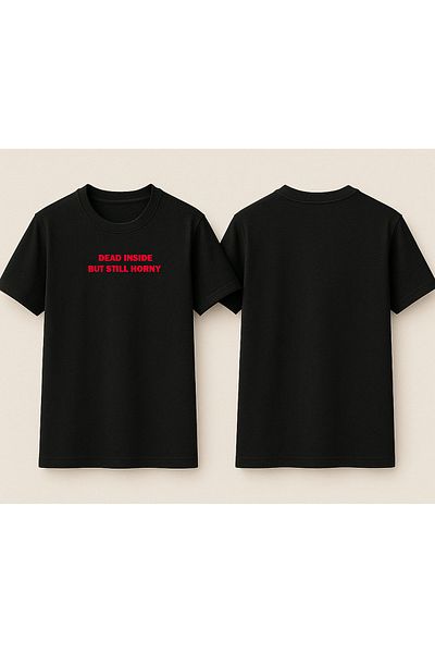 YEACHY Μπλουζάκι Unisex Dead Inside με στάμπα