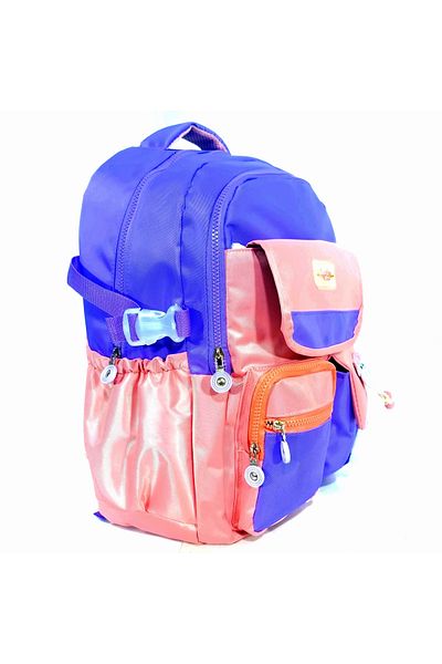 Nico Geantă de școală în stil coreean Rucsac pentru fete și băieți cu accesorii