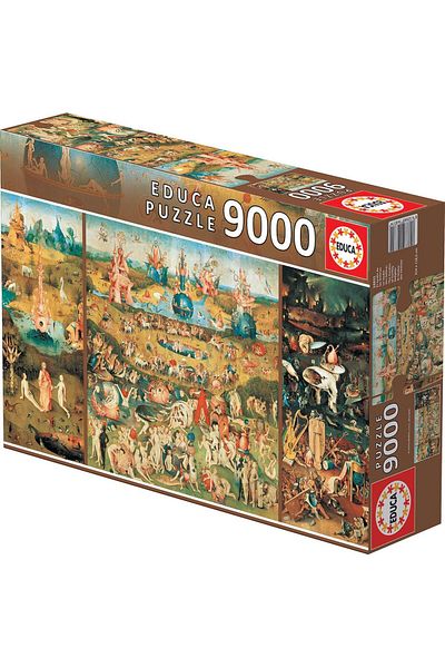 STOREMAX Ntwork 14831, Garden of Pleasure, 9000 Piece Jigsaw Puzzle Adults and Children over 14 Years Old Inside