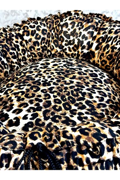 happyteks boutique Μαξιλάρι για σκύλους γάτας leopard