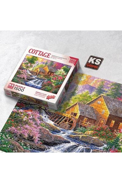 STOREMAX Games 1500 Piece Birds Singing in the Mill Puzzle Star Buy Bz 1087243