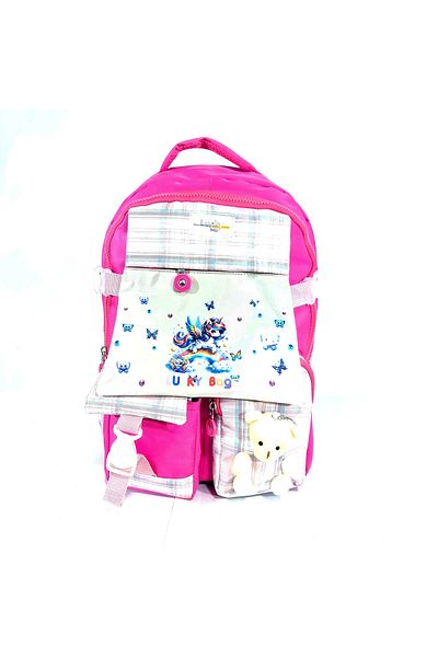 Nico Geantă de școală cu unicorn în stil coreean cu accesorii Rucsac pentru fete și băieți