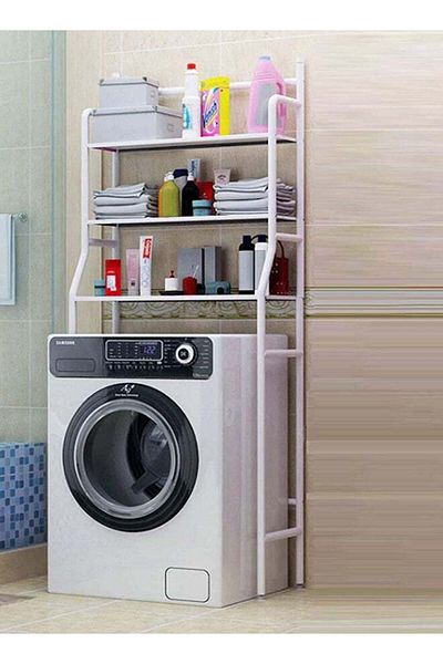 Twinkle Mart 2 Shelf Towel Storage Rack Organizer Over The Toilet Bathroom Space Saver White