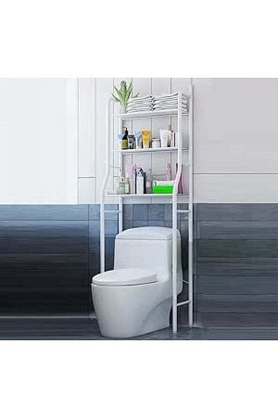 Generic 3 Tier Stainless Steel Washing Machine Rack White 152*25*47cm