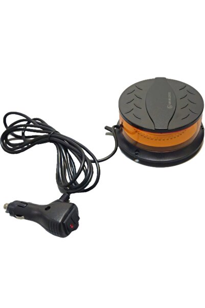 DELUXETUNING Girofar LED, montaj cu magnet sau prindere fixa, 16W, 12-24 V, E...