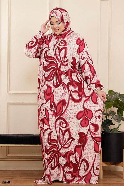 Generies Viscose prayer shawl with attached scarf