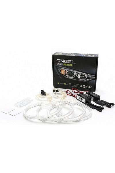 DELUXETUNING Kit Angel Eyes CCFL compatibil cu BMW X3 E83 2004-2010, 2x106mm+2x131mm