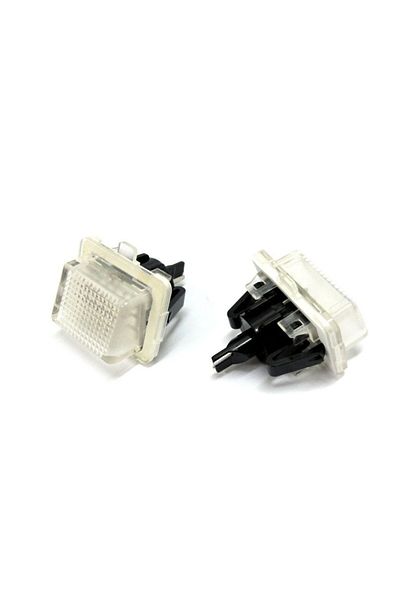 DELUXETUNING Set 2 lampi numar LED compatibil MERCEDES Clasa C W204, clasa E W212, C207, clasa S W221
