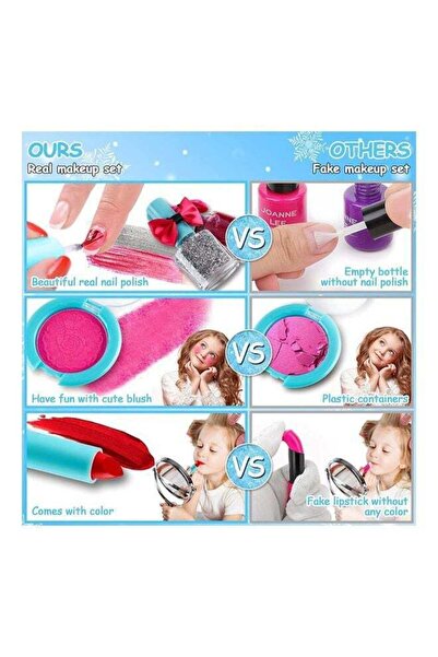 fulina 33-Pieces Kids Makeup Kit For Girl 21.5x8.2x15.5cm