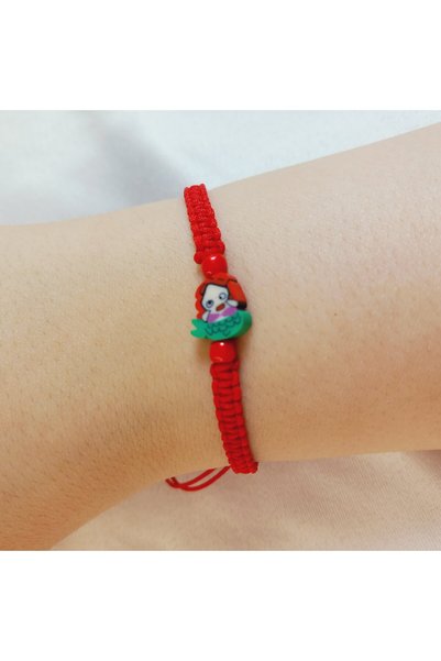 Crystal Atelier Mermaid Children's Bracelet-Macrame Bracelet-Cord Bracelet-Gift Bracelet-Knitted Bracelet