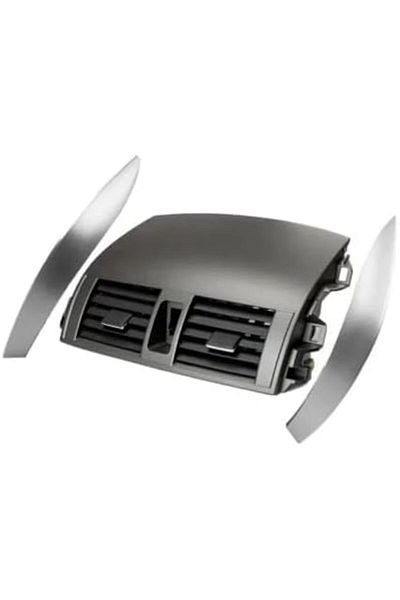 Toyota Corolla Air Conditioner Decor Package for Toyota Corolla 2008-2013, Black with Edges