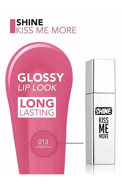 Flormar Flormar Shine Kiss Me More Liquid Lipstick - 013 Flormar Pink