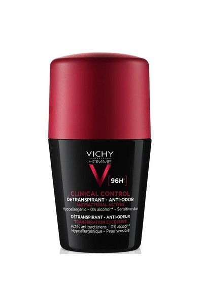 VISHAY Deodorant - 96H Clinical Control Roll-On for Men Original 50ml