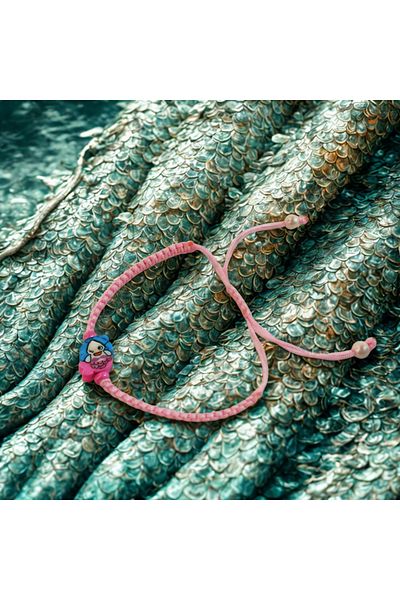 Crystal Atelier Mermaid Women's Bracelet-Macrame Bracelet-Cord Bracelet-Gift Bracelet-Knitted Bracelet