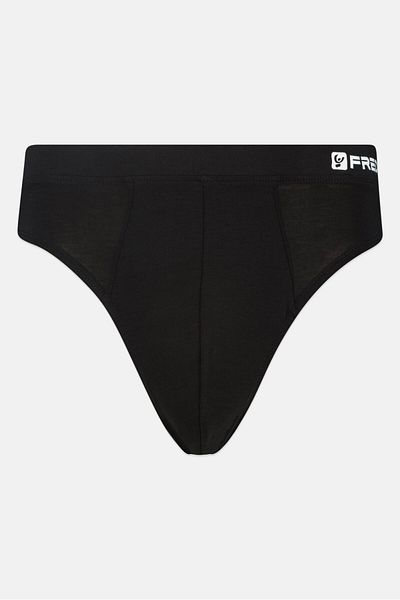 FREDDY Men Brand Logo Brief, Black