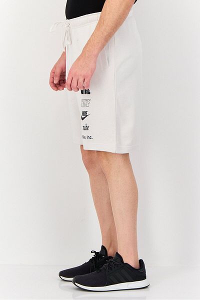 Nike Men Standard Fit Knee Length Running Shorts, Off White