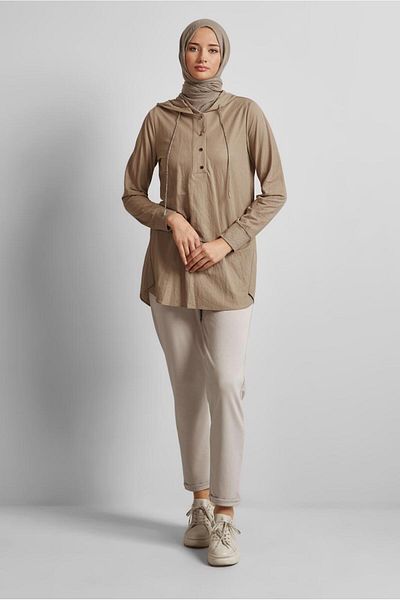 Alvina Hooded Tracksuit Tunic 45742