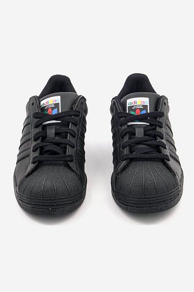 adidas Women Superstar Lace Up Sports Shoes, Black