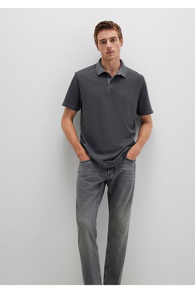 Mavi Anthracite Polo T-Shirt Regular Fit / Regular Cut 0612820-80106
