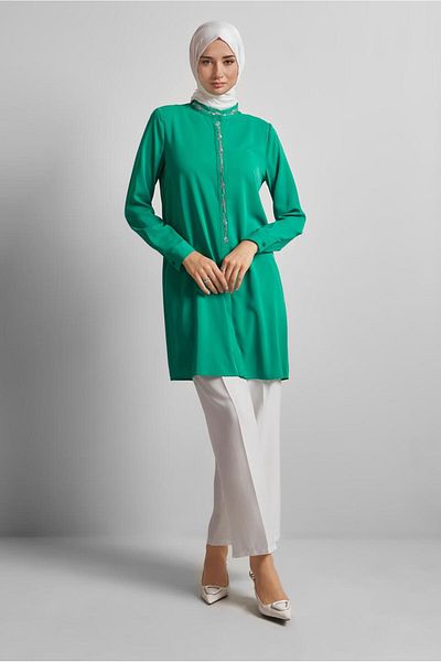 Alvina Stone Detailled Tunic 45619