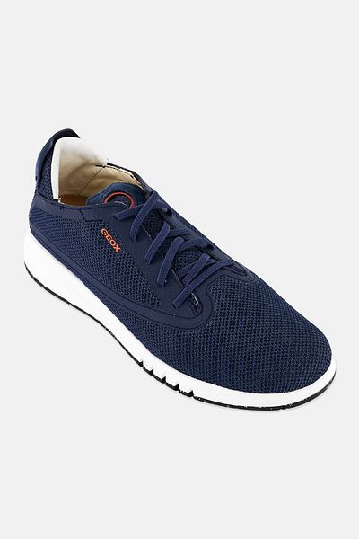 Geox Men Aerantis Lace Up Casual Shoes, Navy