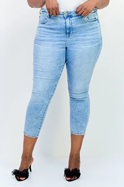 AMERICAN EAGLE Women High Rise Washed Stretchable Denim Jeans, Blue