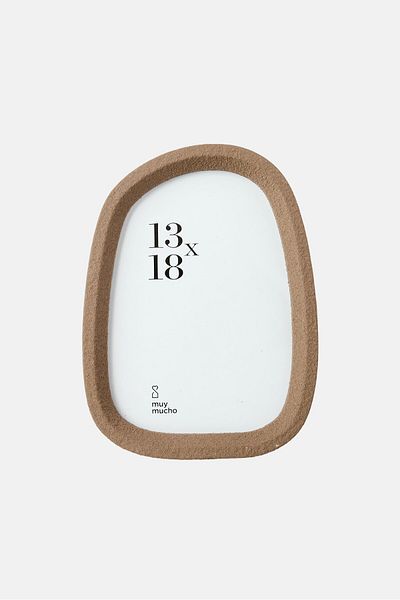 Muy Mucho Tabletop Photo Frame, Taupe