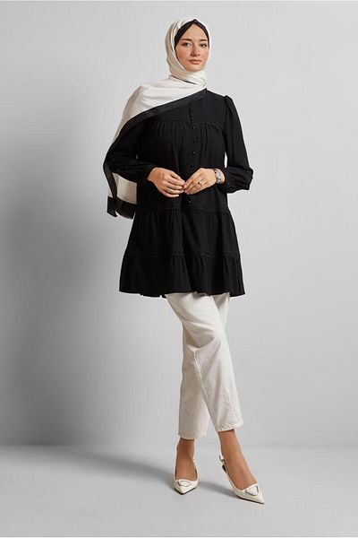 Alvina Flange Detailled Tunic 45493
