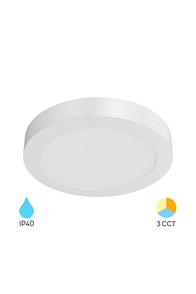 Braytron Spot LED Rotund PT 24W 2400lm 3în1 Alb D:300MM IP40
