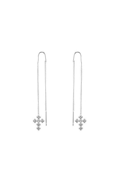 Go Dutch Label Pull Through Cross (stainless steel silver)