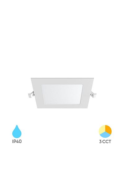 Braytron Spot LED Patrat ST 6W 470LM 3 în 1